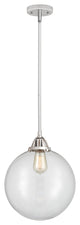 Beacon Mini Pendant, Polished Chrome, Clear, Clear
