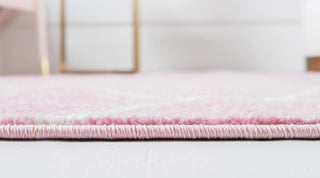 Rug Unique Loom Trellis Frieze Pink Square 6' 0 x 6' 0