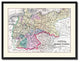Prussia Germany Vintage Antique Map Wall Art, 28"x37"