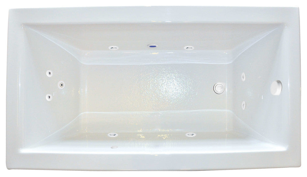 Zen 72"x36" Silver Series Hydro Massage Bath
