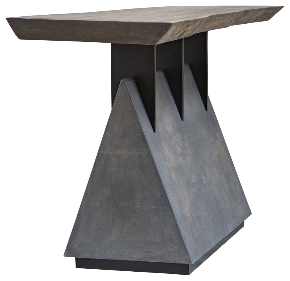 Uttermost Vessel Industrial Console table