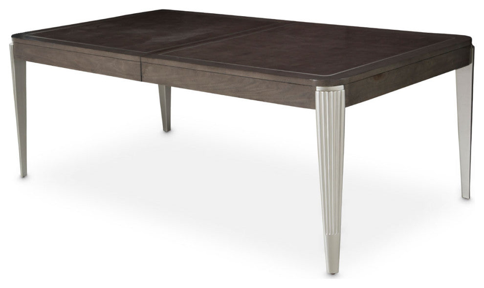 AICO Furniture Roxbury Park 11 Dining Table Set, Slate