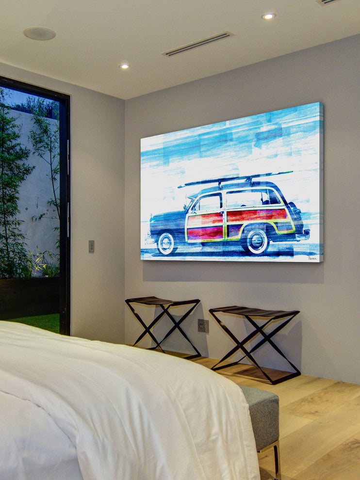 "Surf Day" Fine Art Canvas Print, 60"x40"