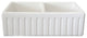 Fine Fixtures Snowdon Double Bowl Fireclay 32.25" Farmhouse Kitchen Sink