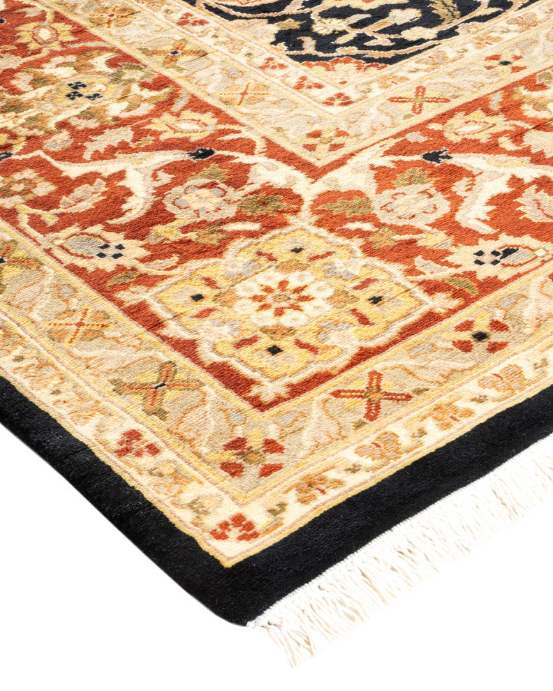 Mogul, One-of-a-Kind Hand-Knotted Area Rug Black, 9'2"x12'2"