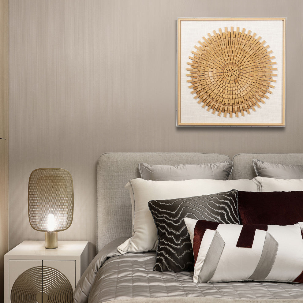 Geometry Wooden Shadow Box Wall Decor