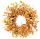 Mixed Fall Foliage Wreath 21.5"D