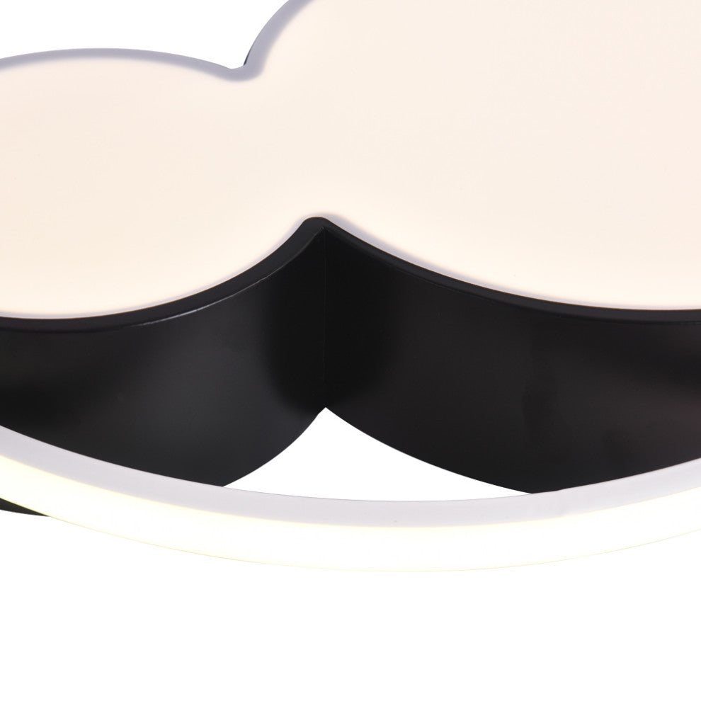 Cartoon Dimmable Led Flush Mount, 20"