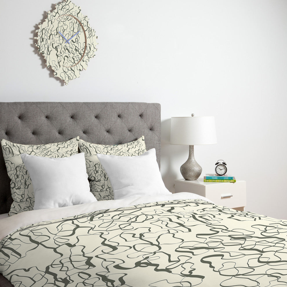 Jenean Morrison Tangled Tiles Duvet Cover, King