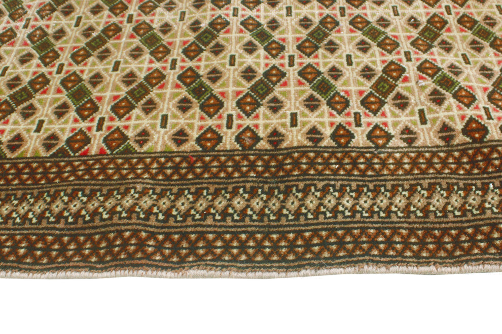 Fine Vintage Distressed Kendriek Beige/Charcoal Rug, 4'4x5'10