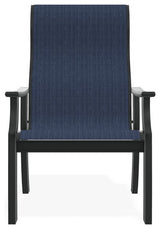 St. Catherine Sling Outdoor Armchair, Mavi/Graphite