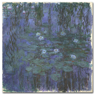 Monet 'Blue Water Lilies' Canvas Art, 14 x 14