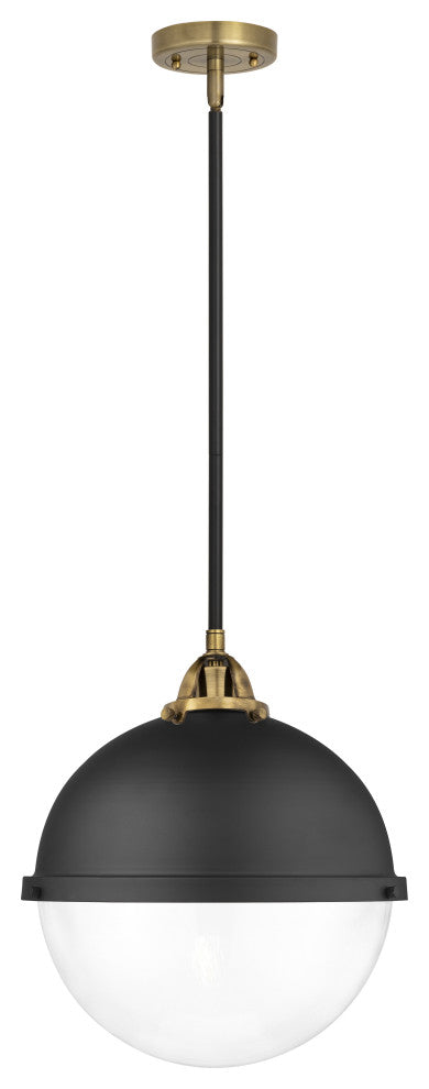 Innovations 288-1S-BAB-HFS-122-BK 1 Light 12.875" Pendant, Matte Black