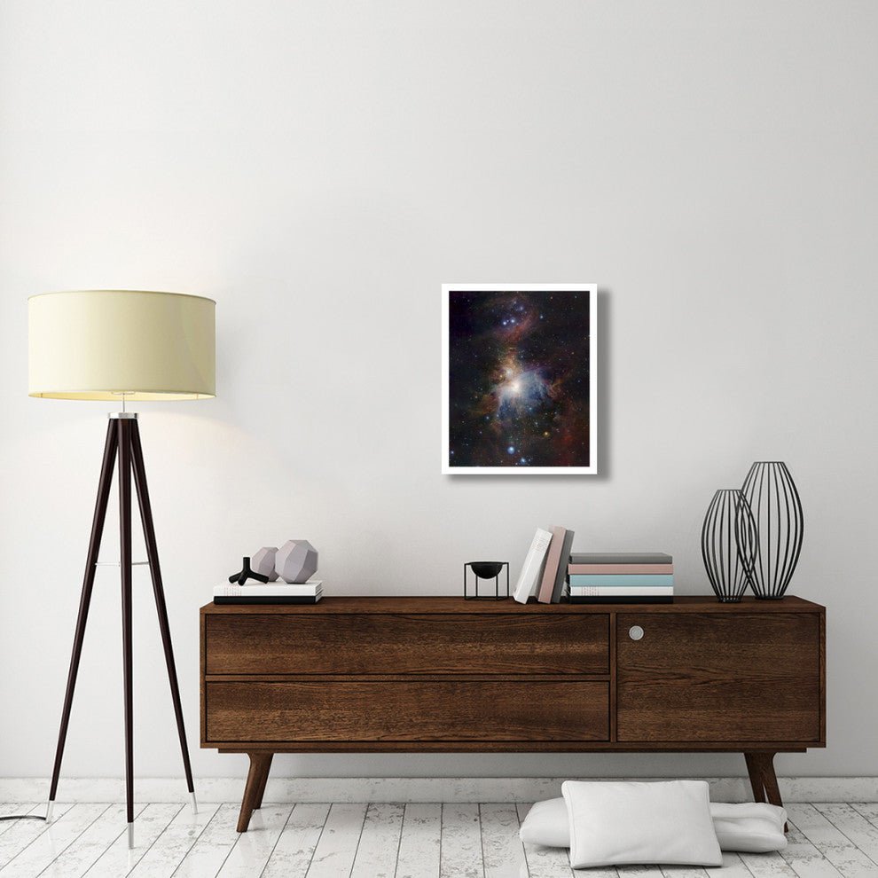 "VISTA's infrared view of the Orion Nebula" Paper Art, 22"x26"
