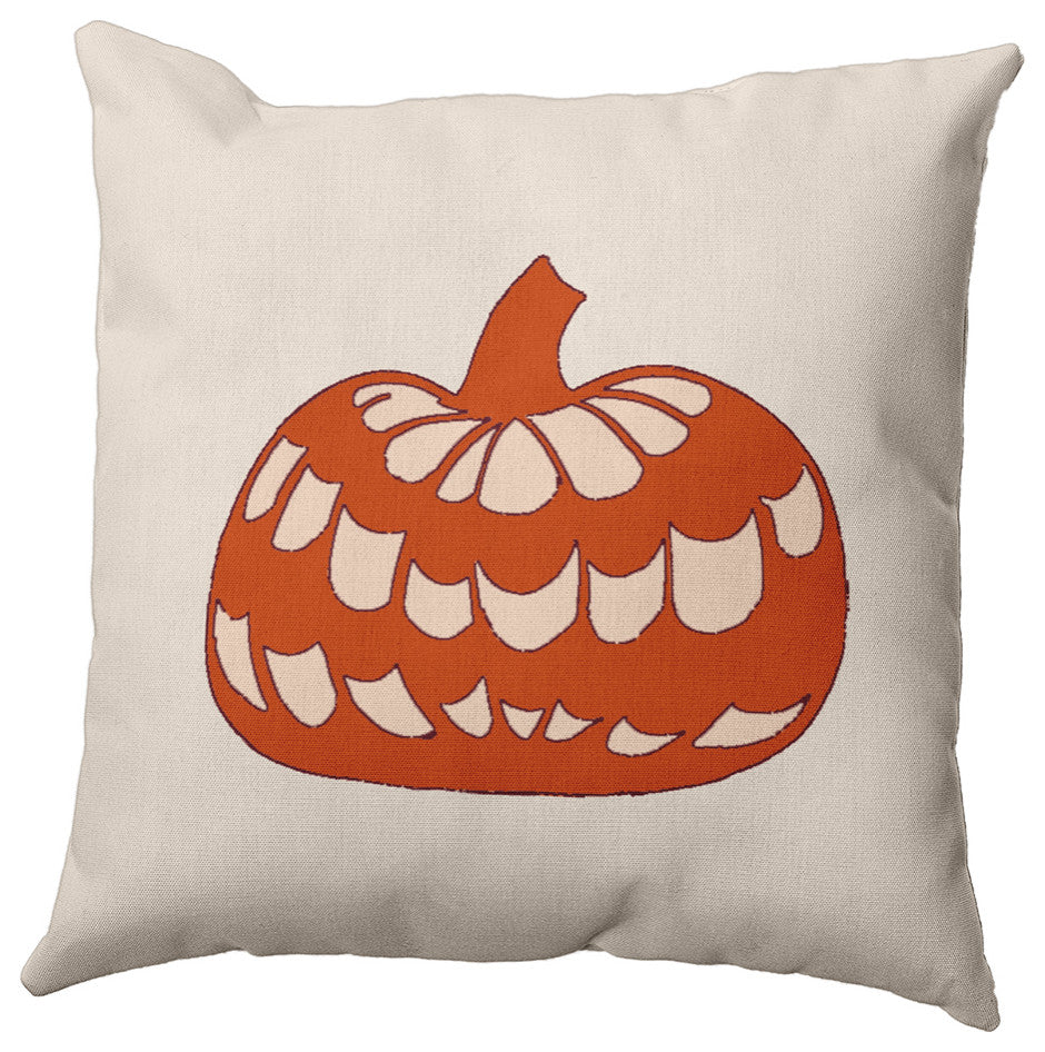 16" x 16" Pumpkin Perfection Decorative Throw Pillow, Sienna