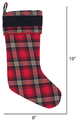 Vickerman Qtx17142 Decorative 8"X19" Scotsman Collection Christmas Stocking