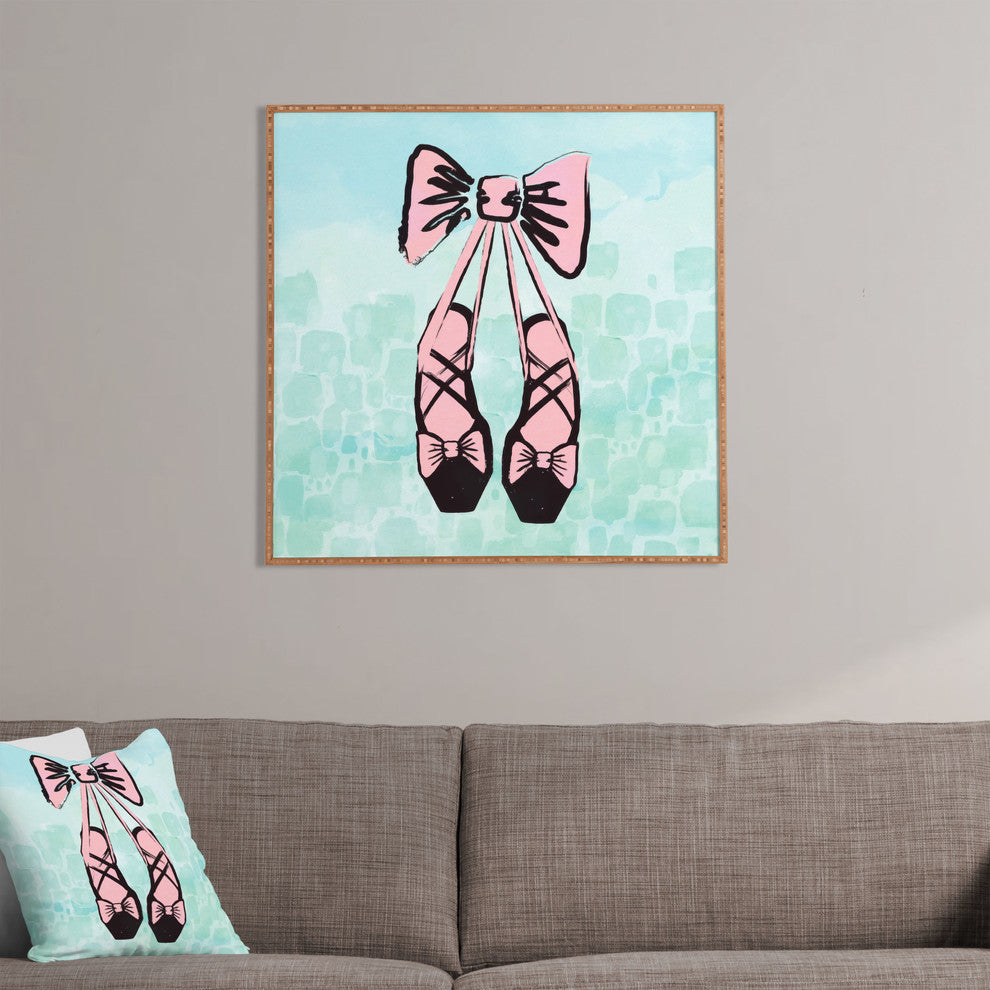 Deny Designs Dash And Ash Ballet Princess Framed Wall Art