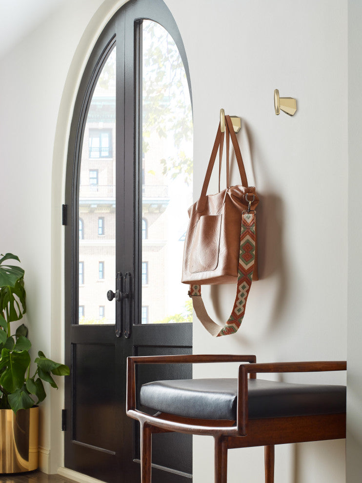 St. Vincent Contemporary Single Robe Hook, Golden Champagne