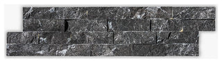 Black Rock Face 6x24 Marble Tile