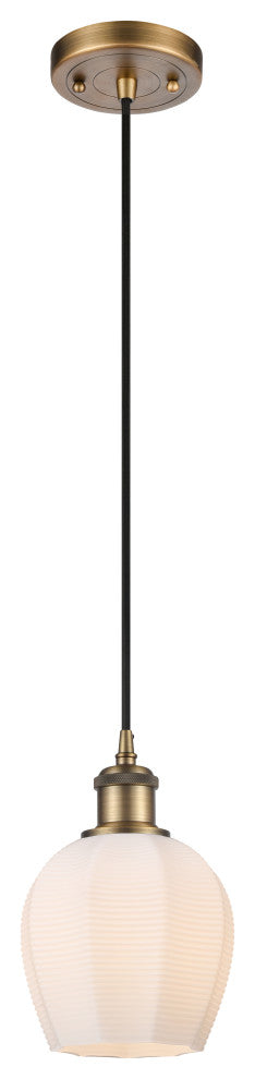 Innovations 516-1P-BB-G461-6-LED 1 Light Mini Pendant, Brushed Brass