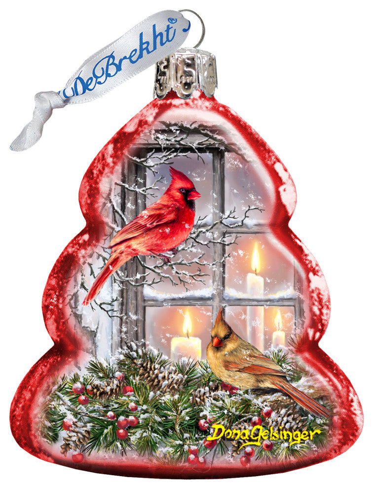 Together for Christmas Mercury Glass Ornament