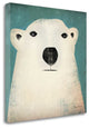 "Polar Bear" By Ryan Fowler, Giclee Print on Gallery Wrap Canvas, Ready to Hang
