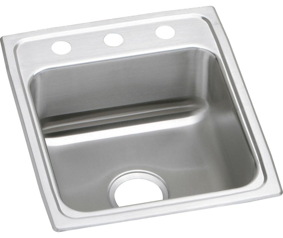 LRAD172055OS4 Lustertone Classic Stainless Steel 17" x 20" Drop-in ADA Sink