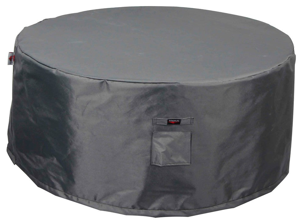Titanium Shield Outdoor Small Round Dining Set Cover by Astella