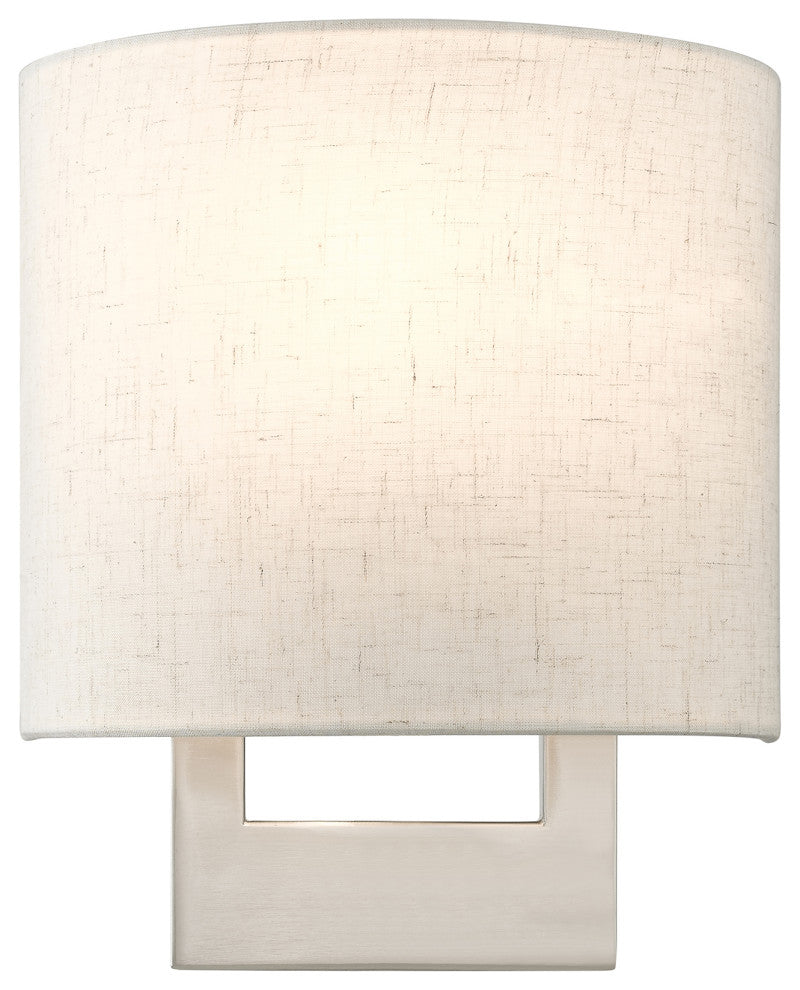 ADA Wall Sconces 1-Light Brushed Nickel Petite ADA Sconce