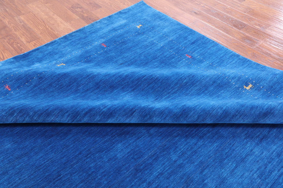 Handmade Persian Gabbeh Wool Rug 9' 0" X 12' 0" Q7024