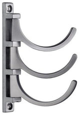 Decorative Hooks For The Home, Brushed Chrome
