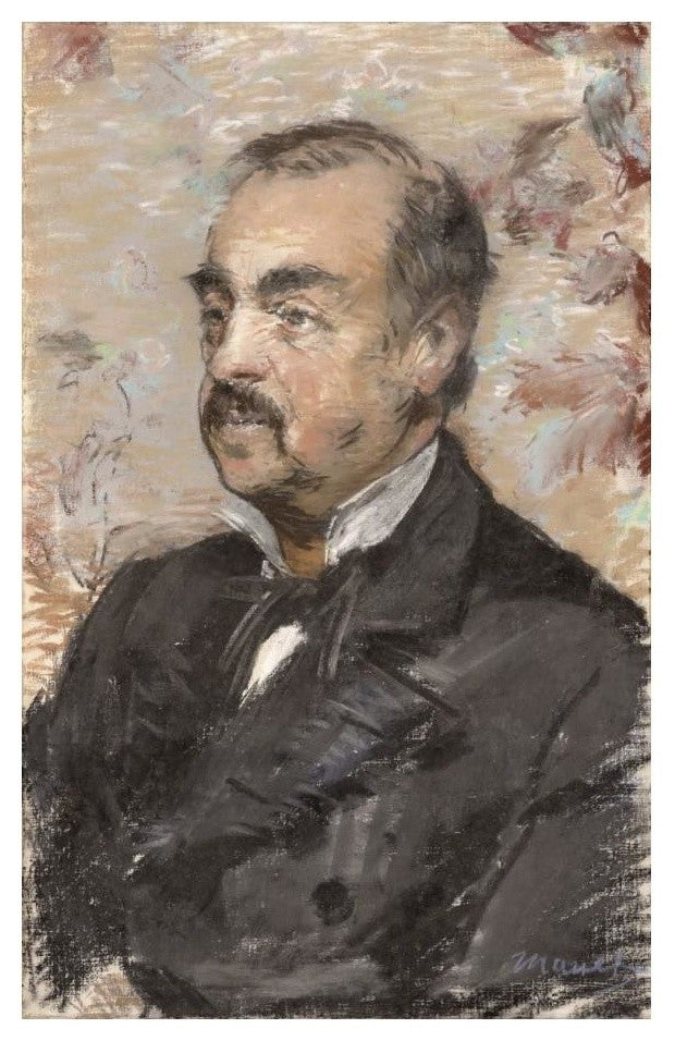 "Portrait of Julien de la Rochenoire" Paper Print by Edouard Manet, 16"x24"