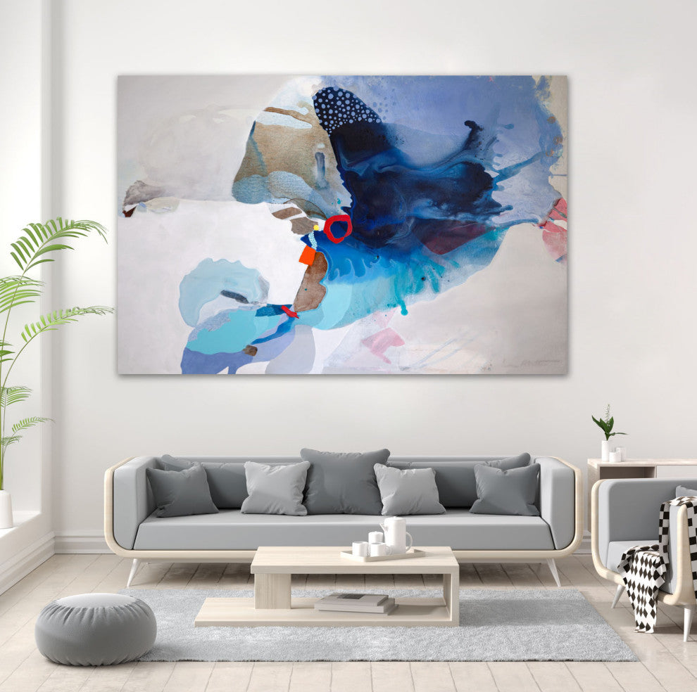 Ocean Tides - 72 x 48 by Lina Alattar
