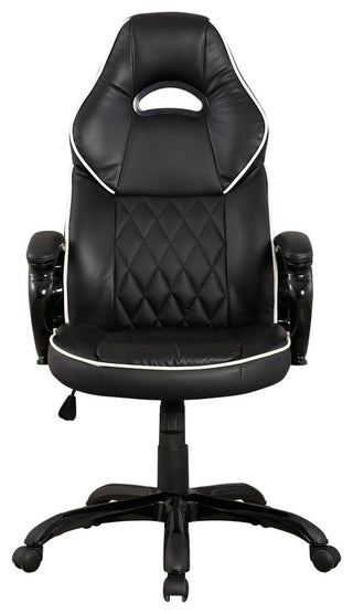 Techni Mobili High Back Executive Sport Race Office Chair. Color: Black