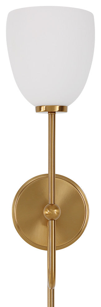 Uttermost Trophy 1 Light Brass Sconce