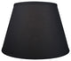 Fenchel Shades 10"x16"x11" Spider Attachment Empire Lamp Shade, Linen Black