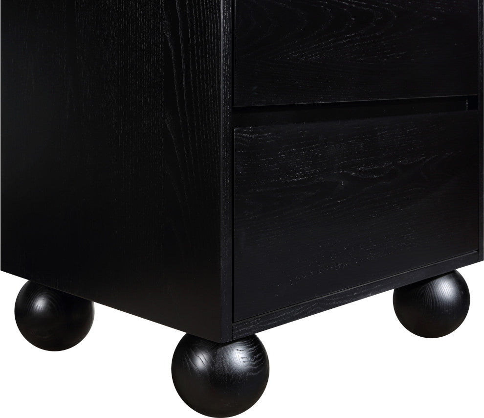 Kent Bedroom Set, Black, Nightstand