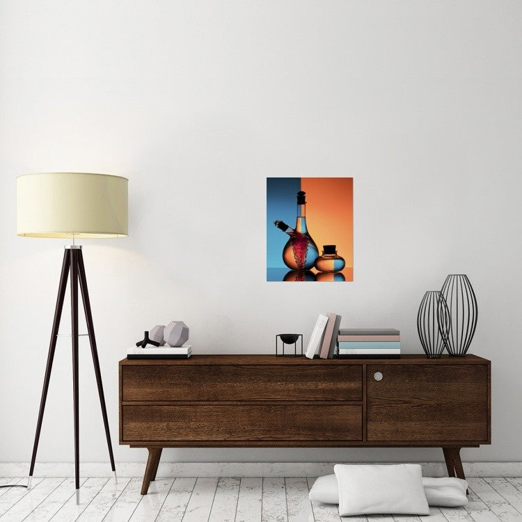 "Oil And Vinegar" Stretched Canvas Giclee by Aida Ianeva, 20"x24"