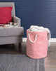 DII Paper Bin Geo Diamond Rust Round Medium 17"x14"x14"