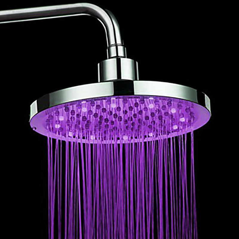 Juno LED Shower Set With Diverter, mixer and led spout, Available in 3 sizes, 8"
