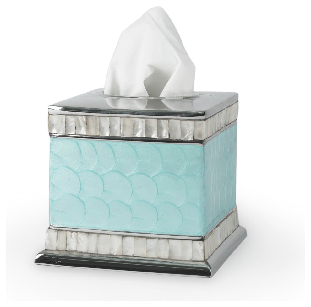 Classic 5" Tissue Cover, Aqua
