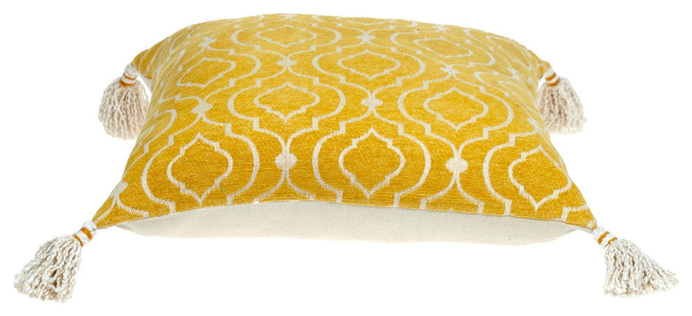 Daffodil Yellow Throw Pillow