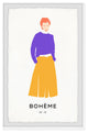 "Boheme No 55" Framed Painting Print, 16x24