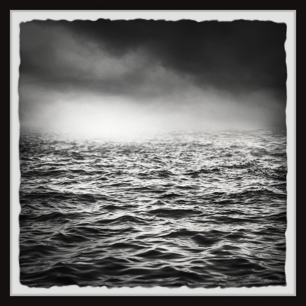 "Ocean Storm" Framed Painting Print, 32x32