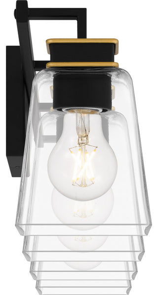 Quoizel ALY8632 Almany 4 Light 33"W Vanity Light - Matte Black