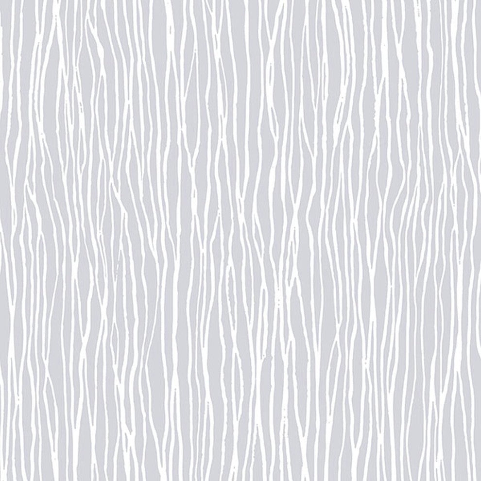 Shades, Damask Geometric Graphic White, Light Blue Wallpaper Roll
