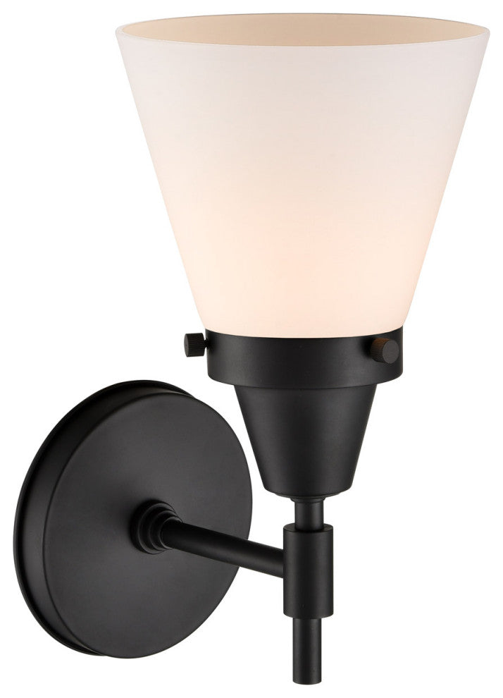 INNOVATIONS LIGHTING 447-1W-BK-G61-LED Caden 1 Light 9 inch Sconce