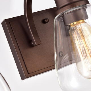 CHLOE Lighting HUDSON Transitional 3-Light Oil Rubbed Bronze Bath Fixture