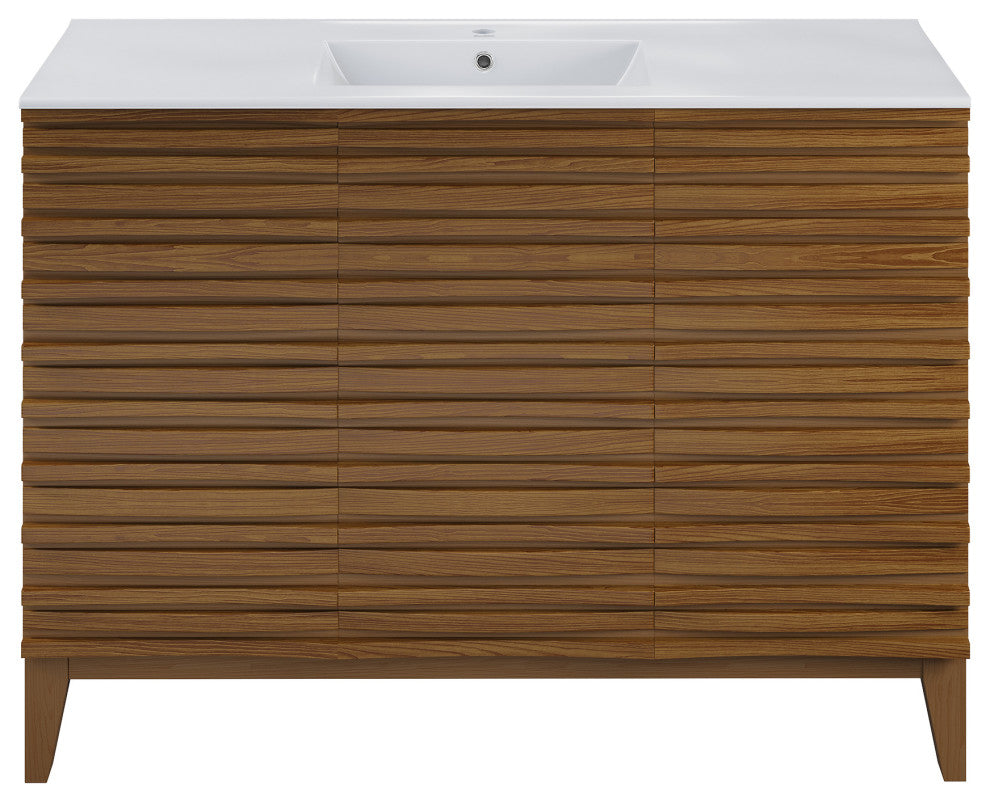 Cascade 48'' Bathroom Vanity, Walnut