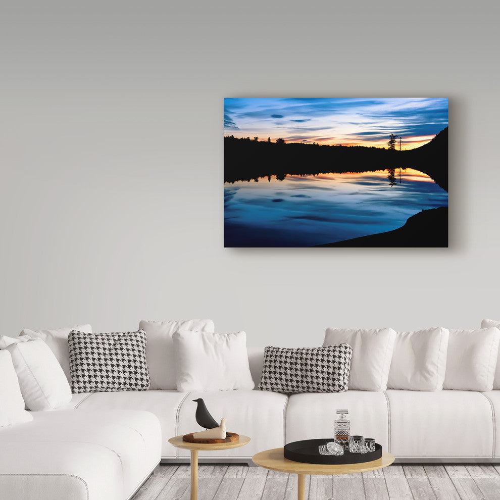 Anthony Paladino ''Silhouetted Landscape'' Canvas Art